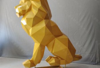 新建獅子雕塑服務商，動物雕塑，不銹鋼獅子雕塑制作