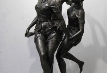 萍鄉住宅小區跳舞雕塑