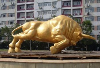 青銅峽風景區開荒牛雕塑