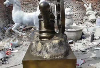 海原公園錘子雕塑