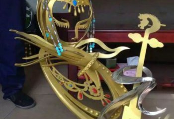 青銅峽公園臉譜雕塑