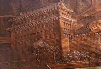 海南藝術浮雕精選，街道標識，景觀鍛銅浮雕指用