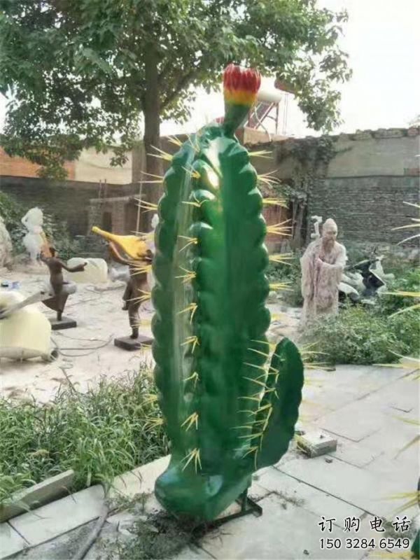 安康彩繪仙人棒雕塑承接，城市裝飾，仿真仙人棒雕塑公司