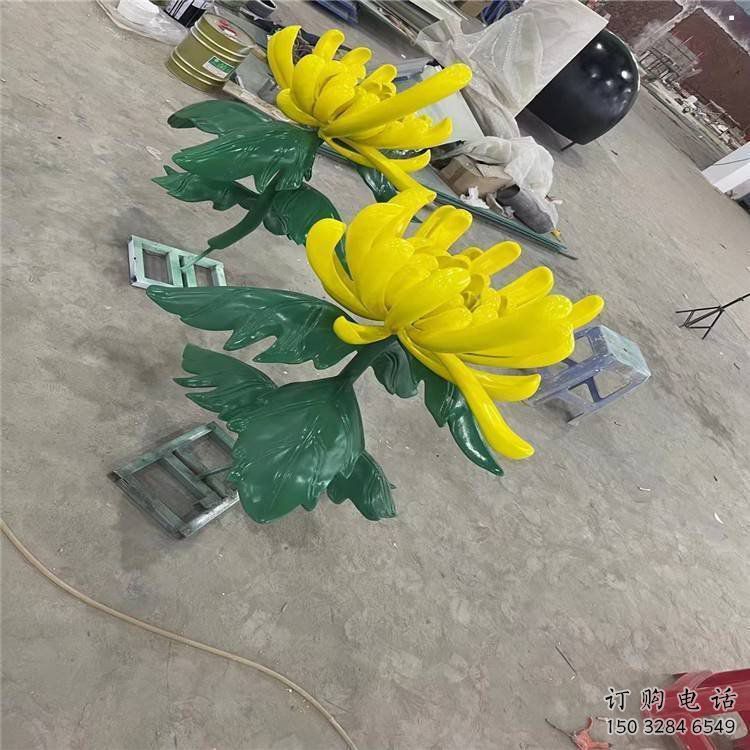 榆林景區菊花雕塑優選，圓雕體系，城市菊花雕塑選定
