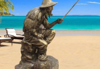 濱州抽象姜太公雕塑