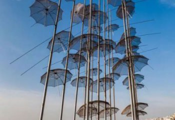 內(nèi)江步行街雨傘雕塑