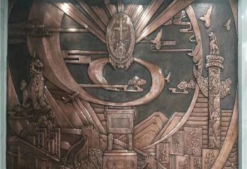 哈密廣場浮雕定價，村標概念，鍛銅浮雕廠家選用