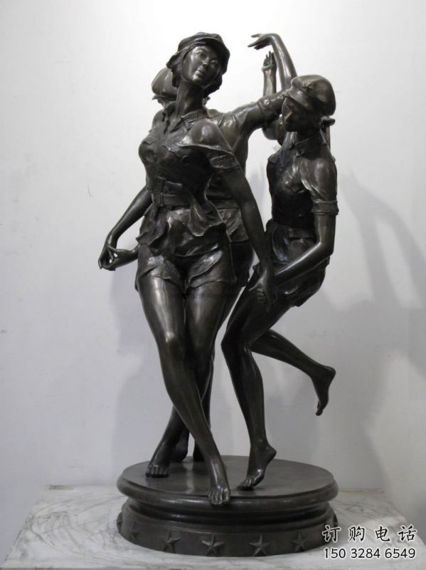 寧波住宅小區跳舞雕塑