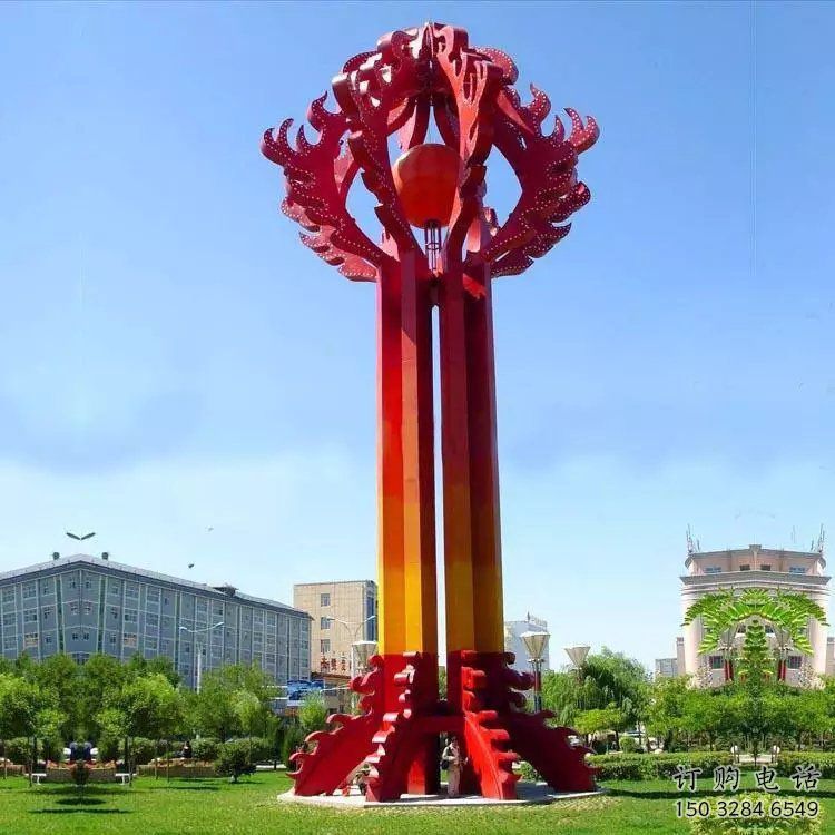 南岸街道精神堡壘雕塑