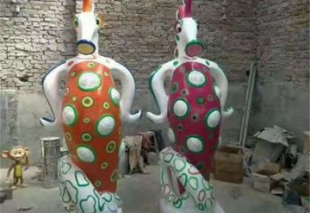 昆明幼兒園河馬雕塑，動(dòng)漫文化雕塑，卡通動(dòng)物制作