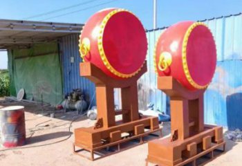 上城景觀戰(zhàn)鼓雕塑